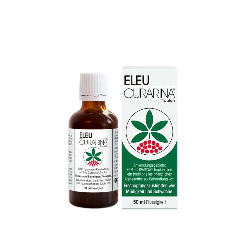 ELEU Curarina druppels 1ml Taiga wortel-fl 50 ml