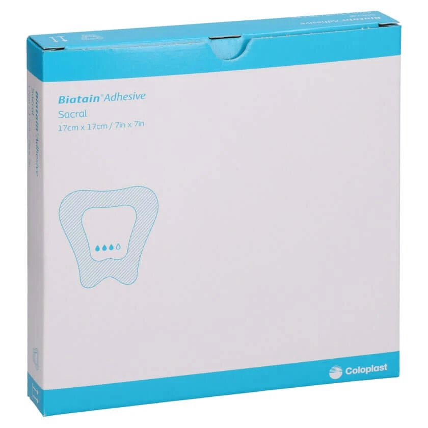 Biatain foamverband heiligbeen 17x17 cm 5 st