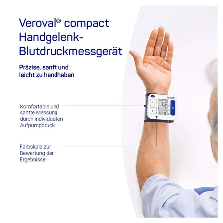 Veroval Compact Handgelenk-Blutdruckmessgerät 1 St