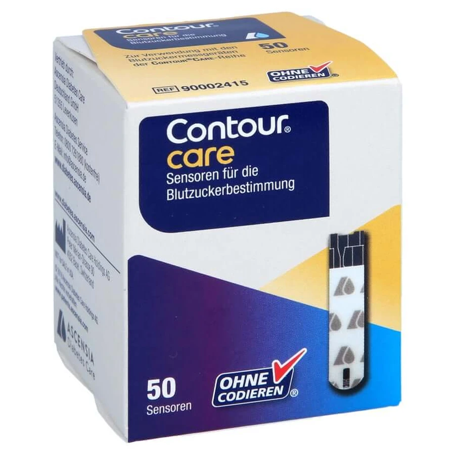 Sensores Contour Care 50 unidades