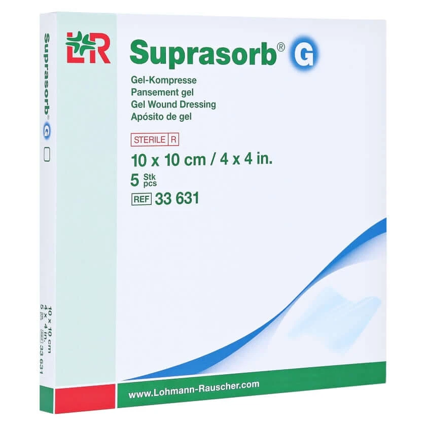 Suprasorb G gelkompres 10x10 cm 5 st.