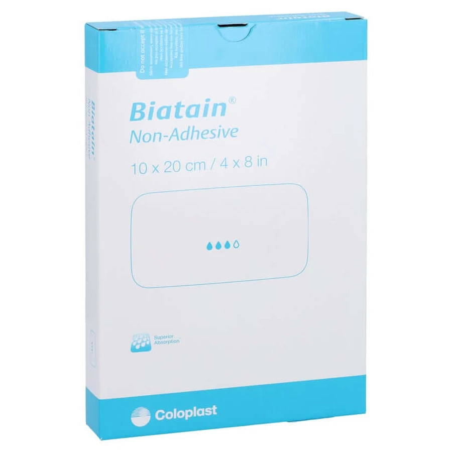 Medicazione in schiuma Biatain 10x20 cm non adesiva 5 pz.