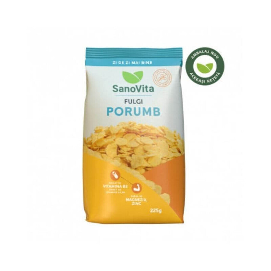 Sanovita Fulgi de Porumb fara zahar x 225g