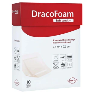 Dracofoam Zelfklevend Gevoelig Schuim Wond 7, 10 st.