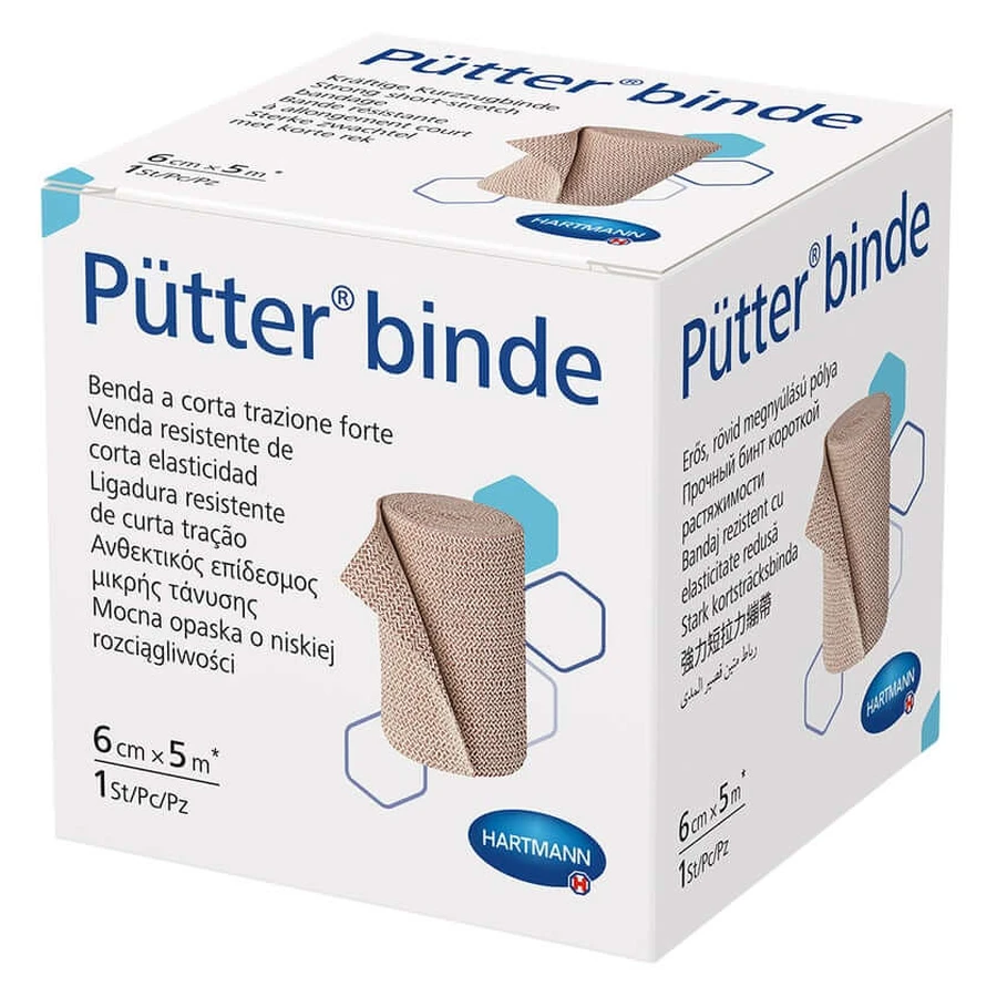 Pütter zwachtel 6 cm x 5 m 1 st