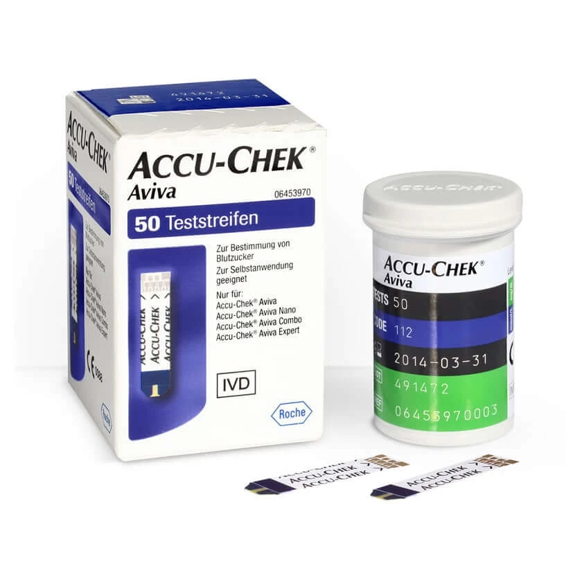 ACCU CHEK Aviva Teststrips Plasma II 1X50 stuks.