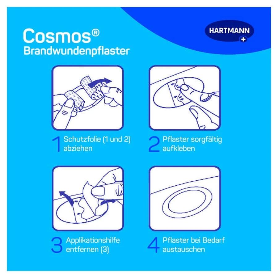 cosmos brandwondenpleister 8 st