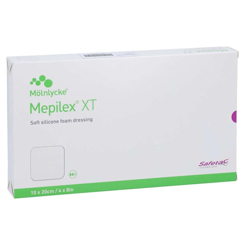 Mepilex XT 10x20 cm foamverband 5 stuks.