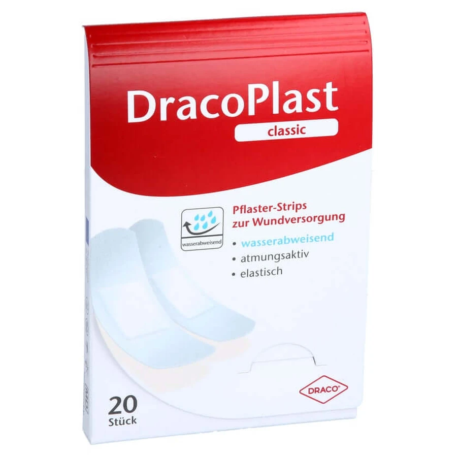 Dracoplast Classic Pleisterstrips Wit 20 stuks