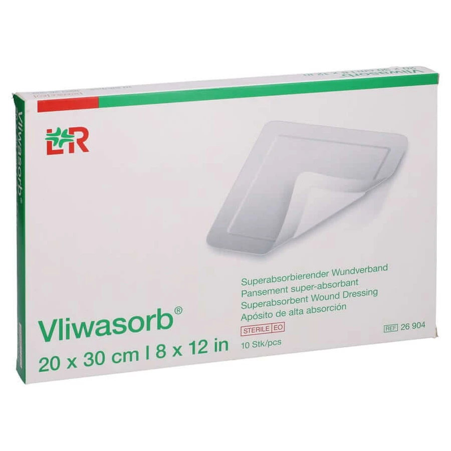 Vliwasorb Superabsorb.assorbente.sterile 20 10 pz.
