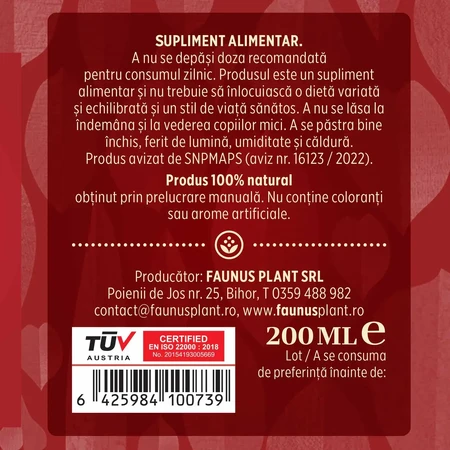Aphrodisiacus Tincture 200 ml, Faunus Plant