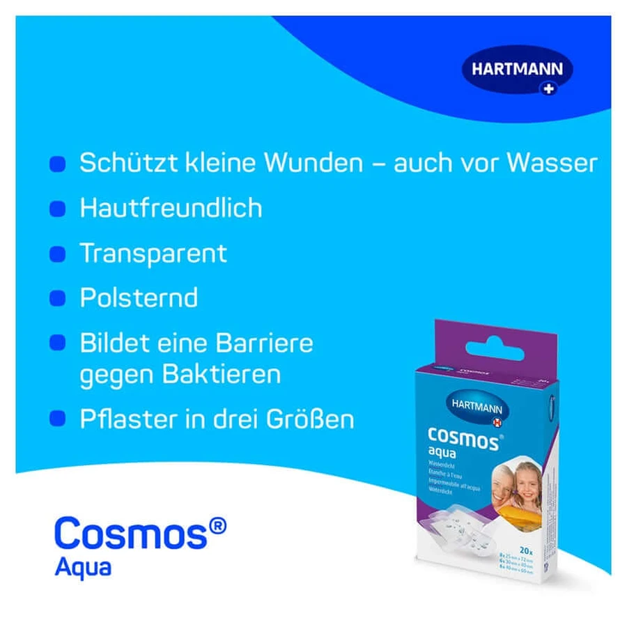 Cosmos Aqua Pflaster 20 St