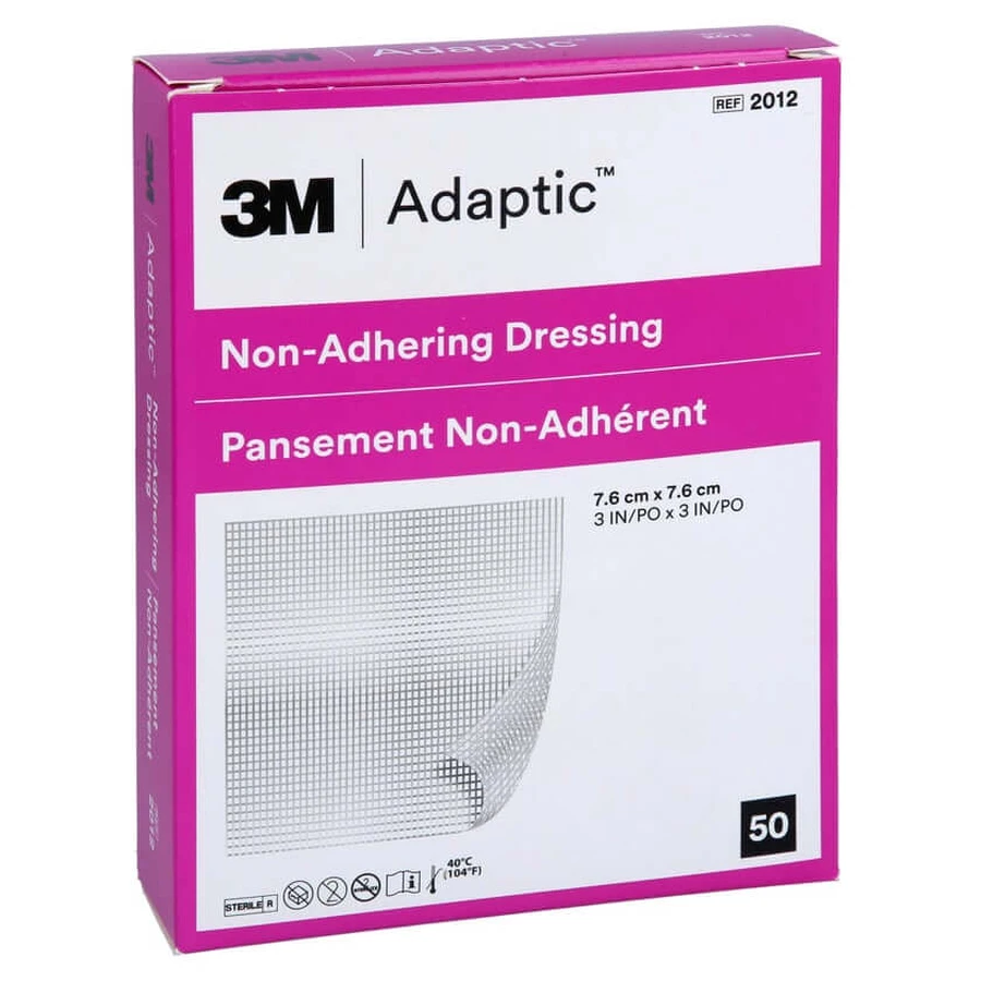 Adaptic 7,6x7,6 cm vochtig wondverband 3 50 st.