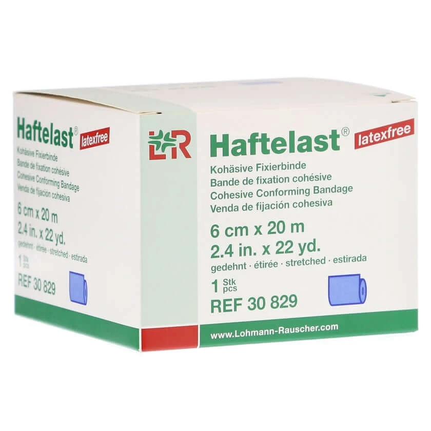 Haftelast fixatietape cohesief latexvrij 6 cmx2 1 st