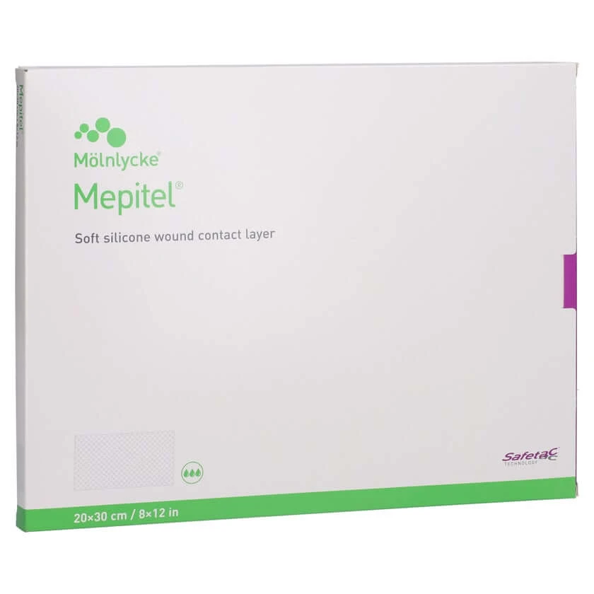 Mepitel siliconen gaasverband 20x30 cm steriel 5 stuks