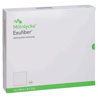 Exufiber 20x30 cm żelowy opatrunek włóknisty 5 szt.