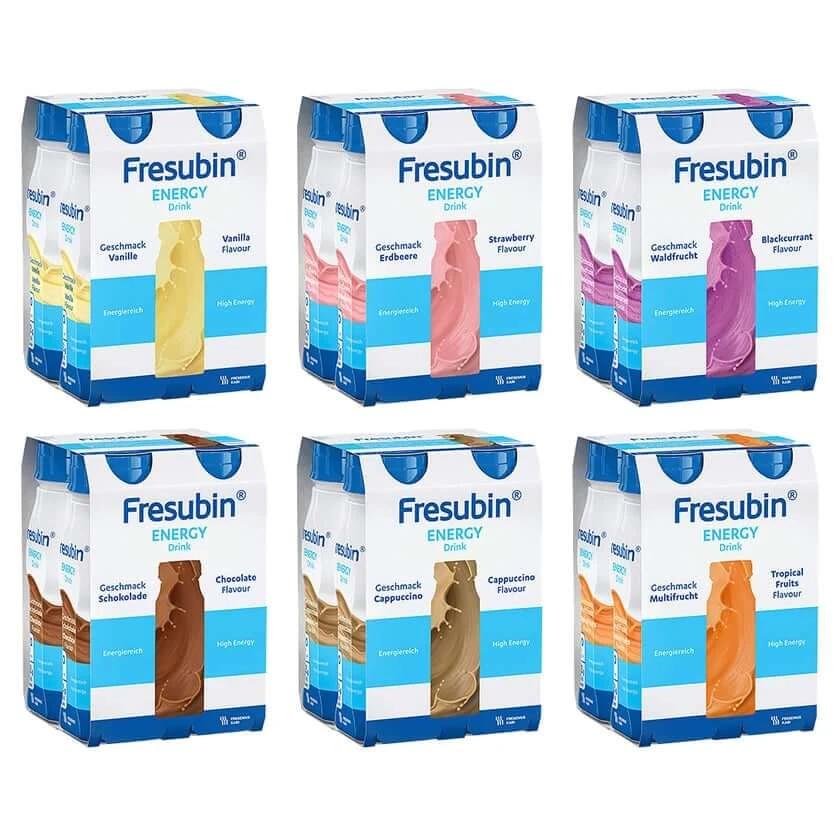 Fresubin Energy Drink gemengde kartonnen drinkfles 6X4X200 ml