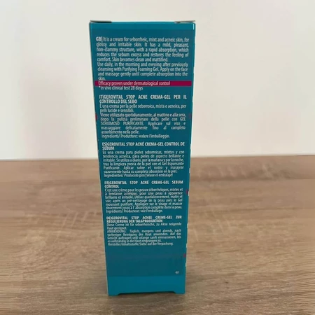 Gerovital Stop Acne talgcontrole 2 gel crème, 50 ml, Farmec