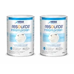 Suplemento nutricional Resource Instant Protein, sin sabor, 2 x 400 g, Nestlé