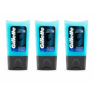 Gillette Soothing After-Shave Gel, 3x75 ml