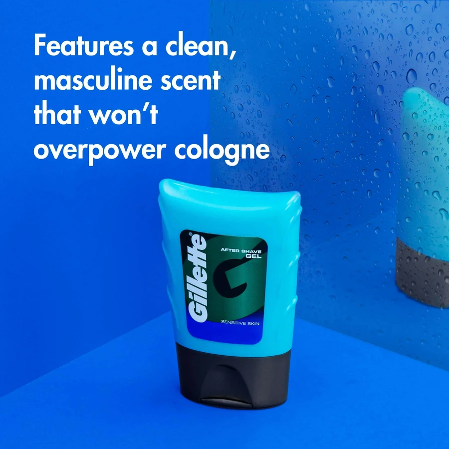 Gillette Soothing After-Shave Gel, 3x75 ml