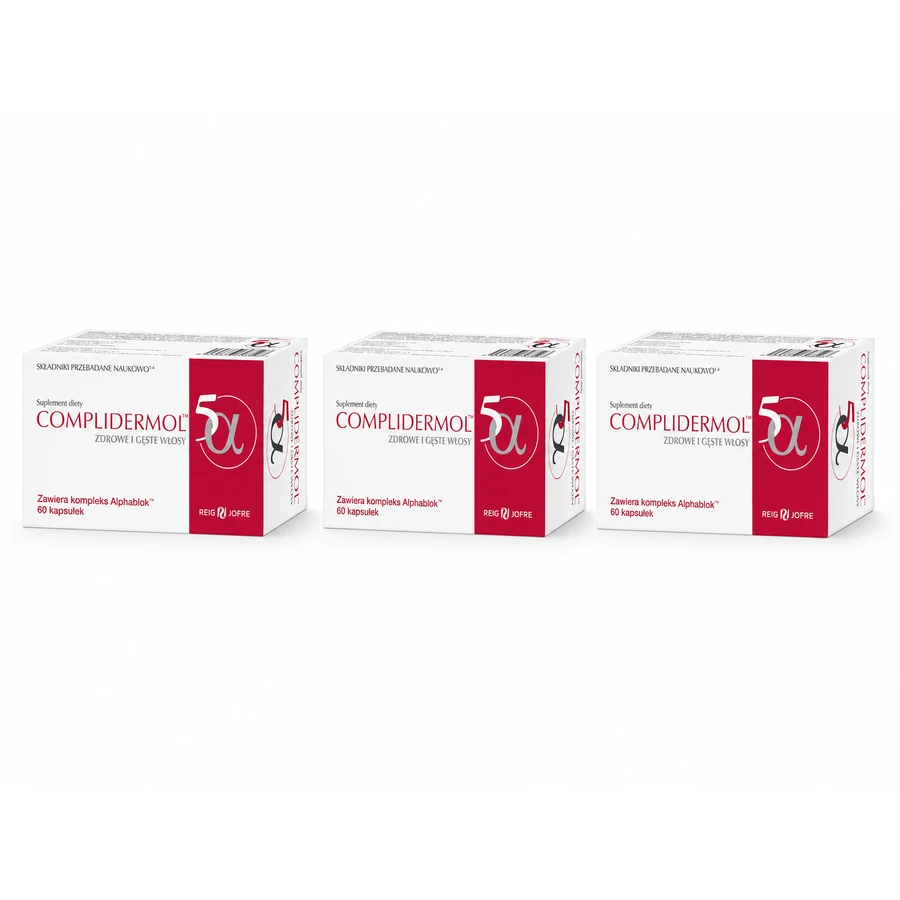 Complidermol 5-alpha, 3 x 60 Kapseln, Reig Jofre