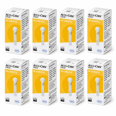 Softclix Accu-Chek Sterile Needles, 8x25 pieces, Roche