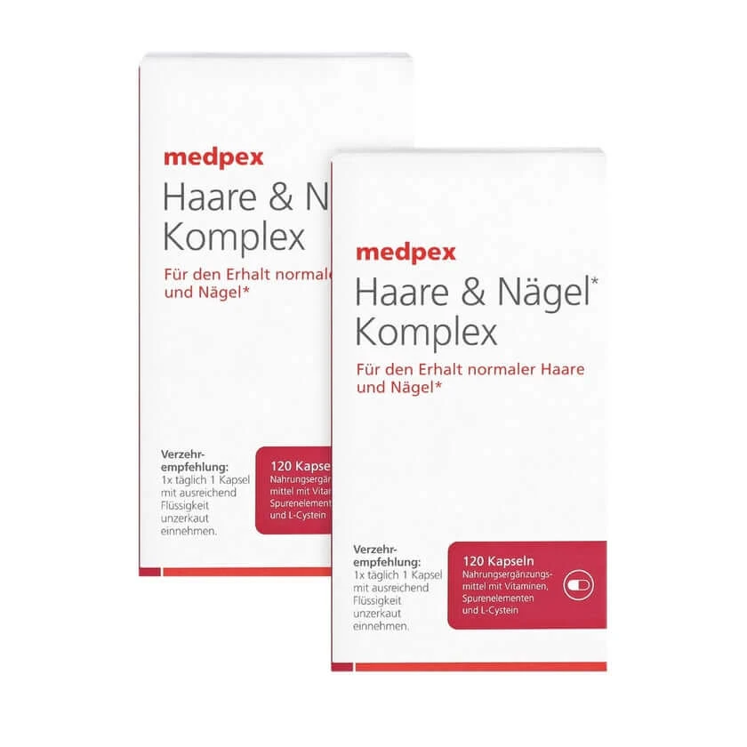 medpex Haar & Nagels Capsules Duo 2X120 St