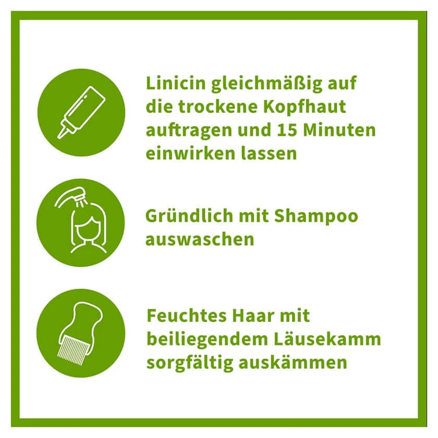 Linicin Lotion mit Läusekamm 100 ml