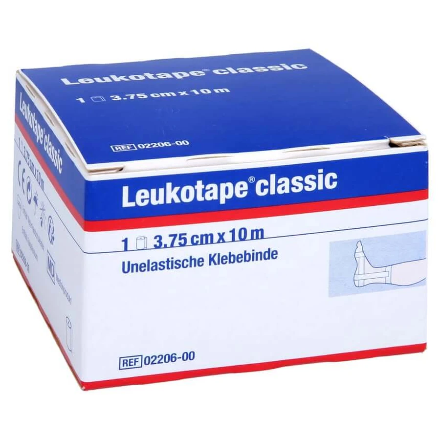 Leukotape Classic 3,75 cmx10 m wit 1 st