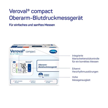 Veroval Compact bovenarm bloeddrukmeter 1 stuk