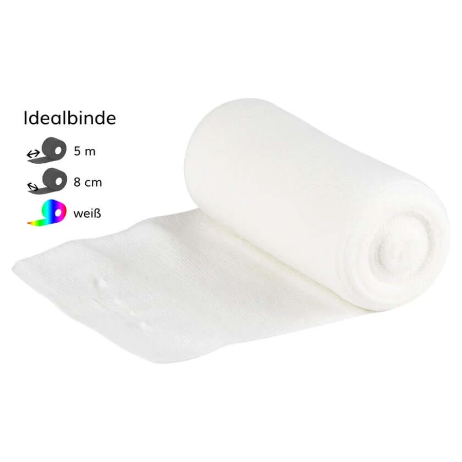 Bandaj ideal 8 cmx5 m buclă în celofan 1 buc