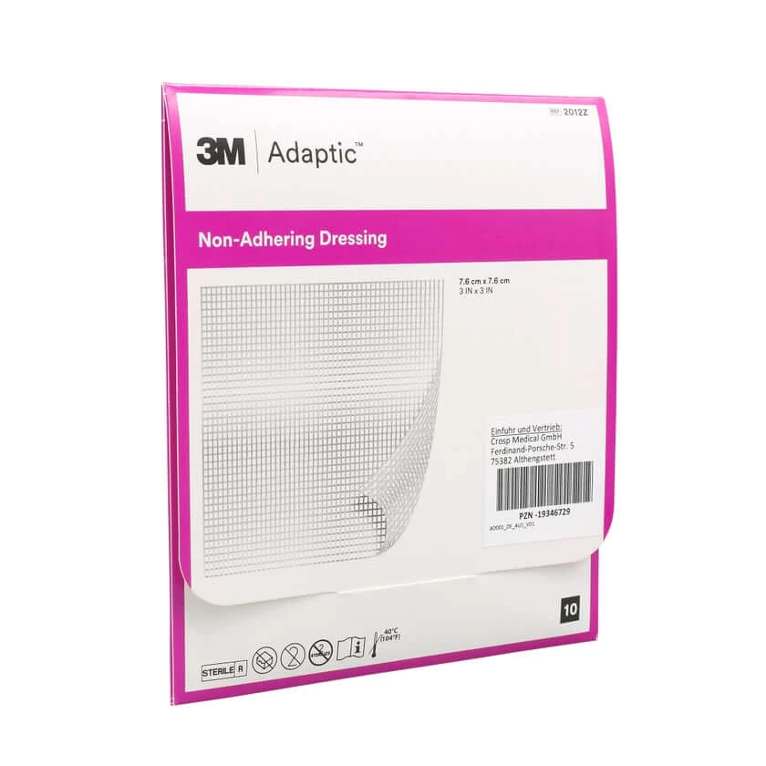 Adaptic 7,6x7,6 cm vochtig wondverband 2012z 10 st.