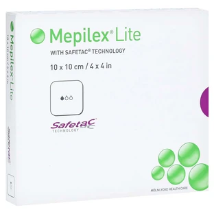 Mepilex Lite schuimverband 10x10 cm ster 5 st.