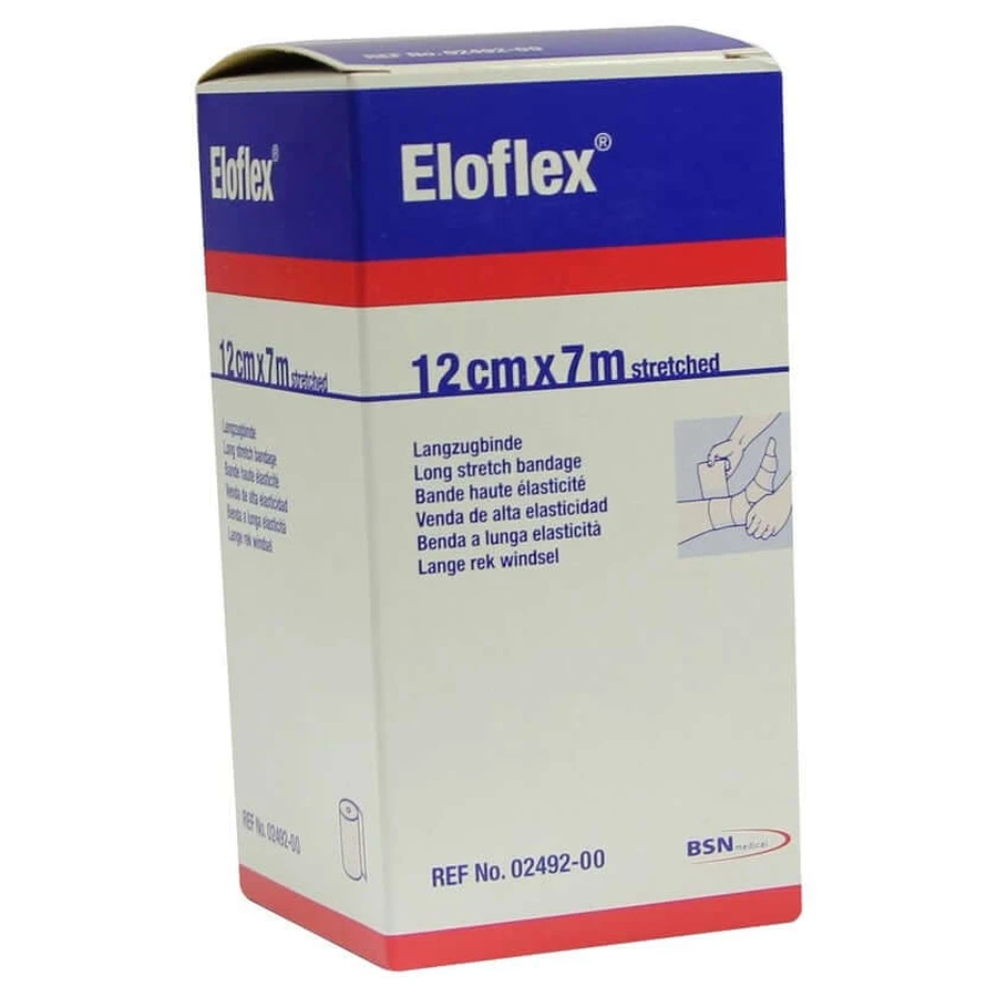 Eloflex compressieverband 12 cm x 7 m 1 st