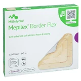 Mepilex Border Flex adhesive foam dressing 7.5x7.5 cm 5 pcs.