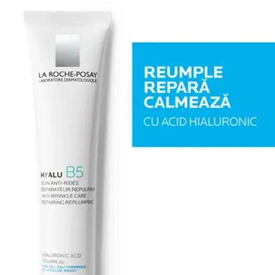 Hyalu B5 Crema Viso Anti-rughe Rimpolpante, 40 ml, La Roche-Posay