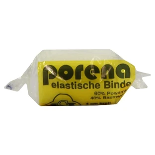 Benda elastica di garza Porena da 4 cm bianca con busta 1 pz.