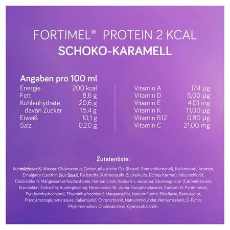Fortimel? Proteína 2 kcal Chocolate-Caramelo 4X200 ml