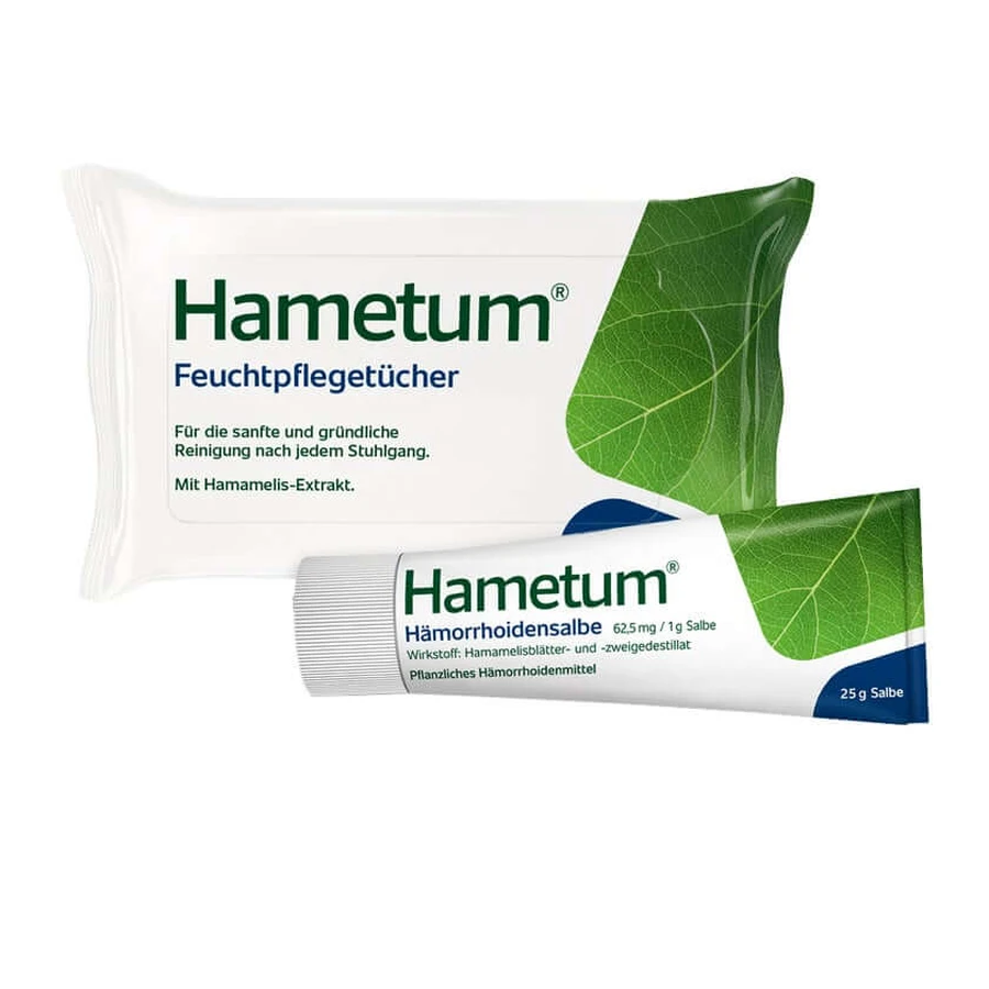 Hametum pommade + lingettes humides set small 1 set