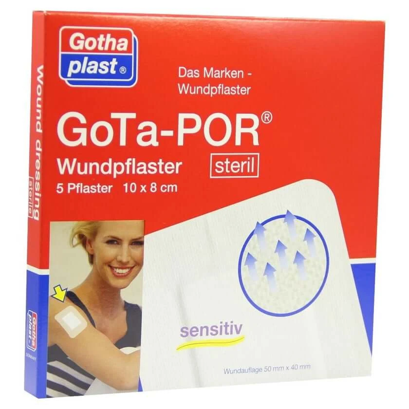 Gota-por Wondpleister Steriel 80x100 mm 5 st.
