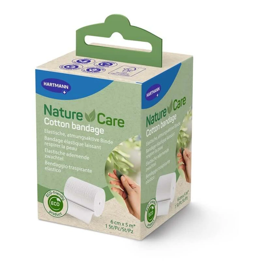 Nature CARE Ideaal zwachtel 6 cmx5 m 1 st