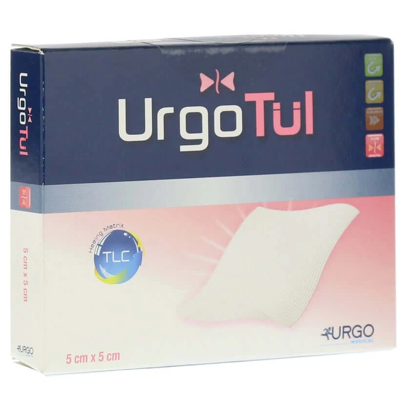 Urgotül 5x5 cm wondgaas 10 st.