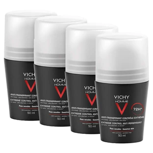 Vichy Homme Deo Roll-on Anti-transpirant 4X50 ml