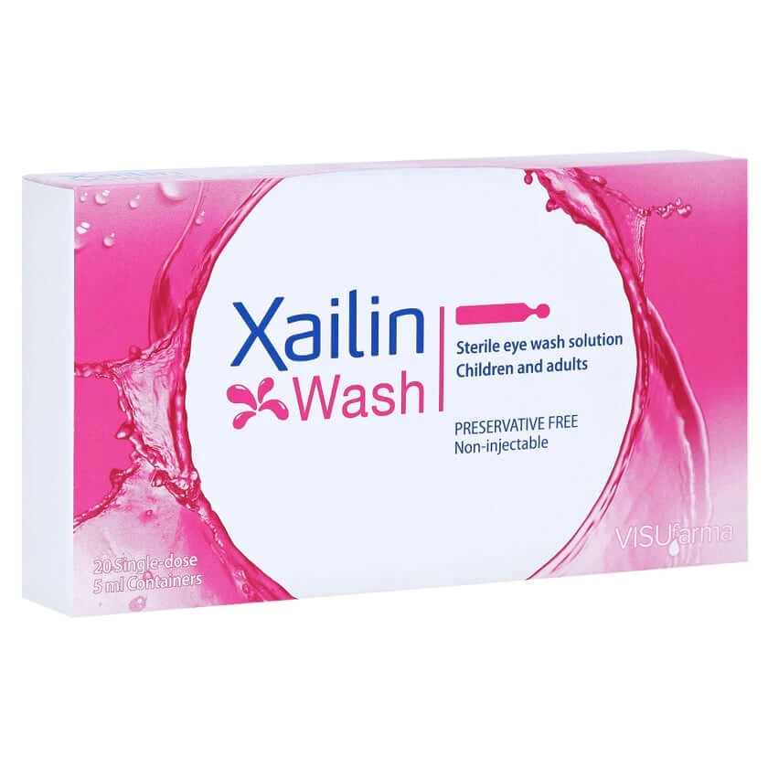 Xailin Wash oogdoucheoplossing in enkelvoudige doses 20X5 ml