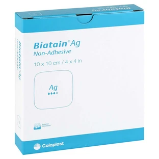 Biatain Ag foam dressing 10x10 cm not 5 pcs.