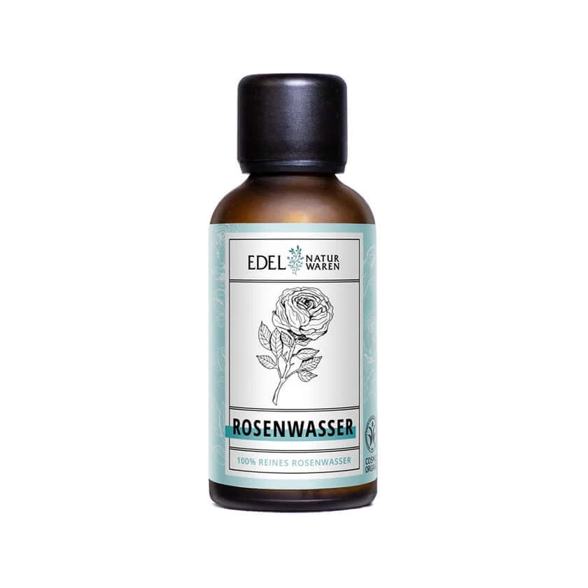 Biologisch rozenwater puur rozen hydrolaat 50 ml