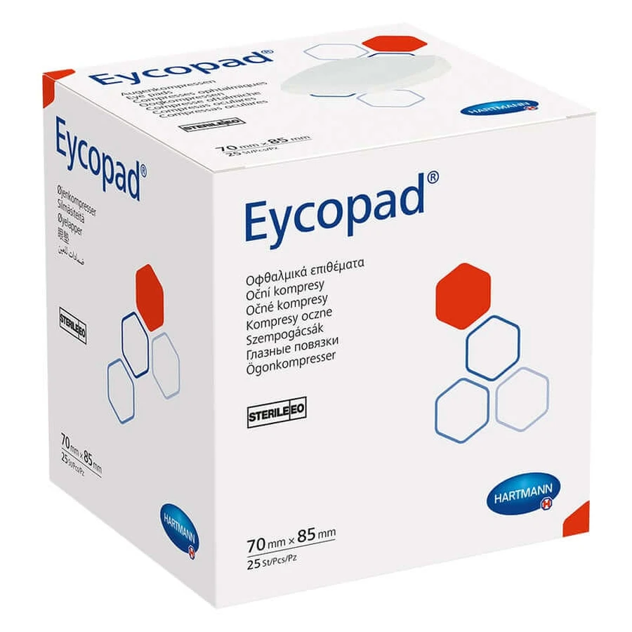 Eycopad steriel 70 x 85 mm 25 st.