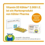 Vitamine D3 Köhler 2 000 UI 20 St
