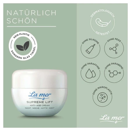 La mer SUPREME LIFT Crème anti-âge Nuit avec parfum 50 ml